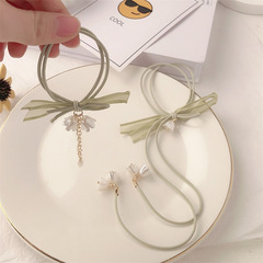 Bellflower hair tie forest style super fairy fresh cute flower hair ribbon temperament hair tie versatile elastic hair tie