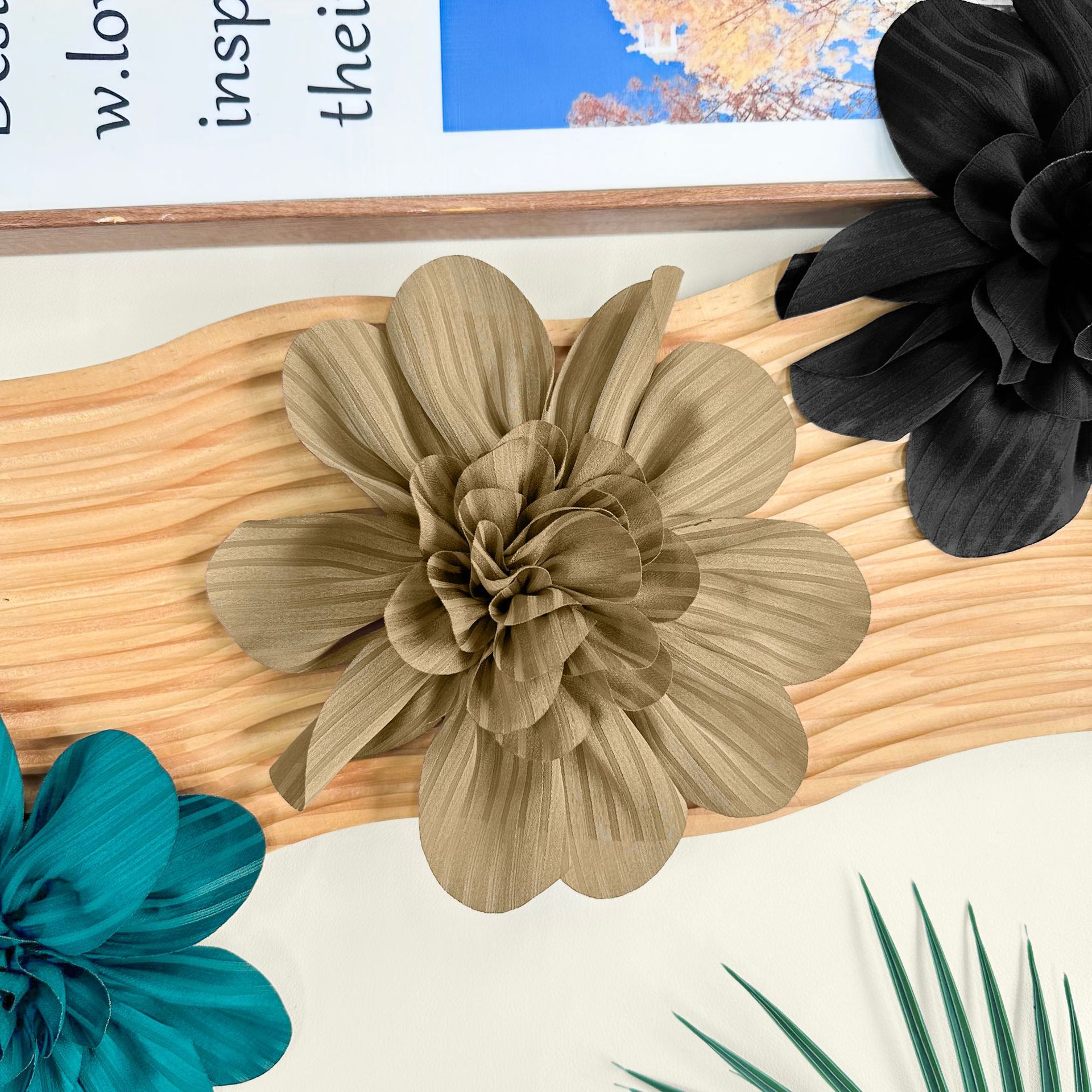 18cm simulación de flores hechas a mano, ropa, bolsas, accesorios, ropa, accesorios para el hogar, accesorios de coincidencia en línea