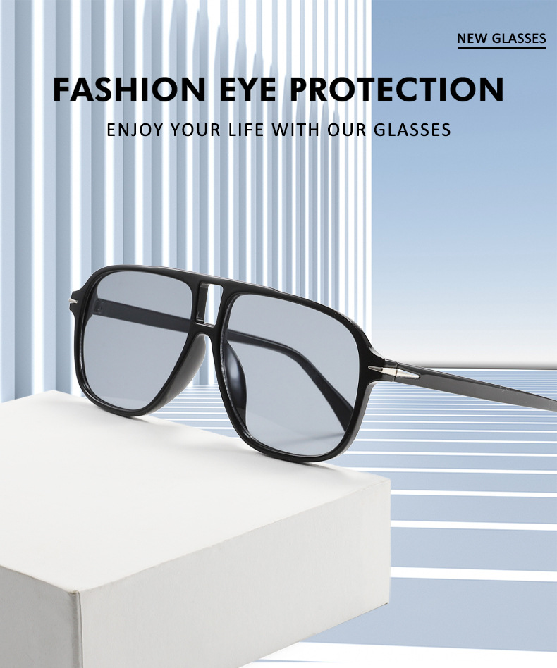50g Weight Full Frame Glasses Structure Sunglasses Classification PC, UV400 Protection Lens Material toad glasses Glasses Style Casual Solid Color PC UV400 Protection Toad Glasses Full Frame Women's Sunglasses