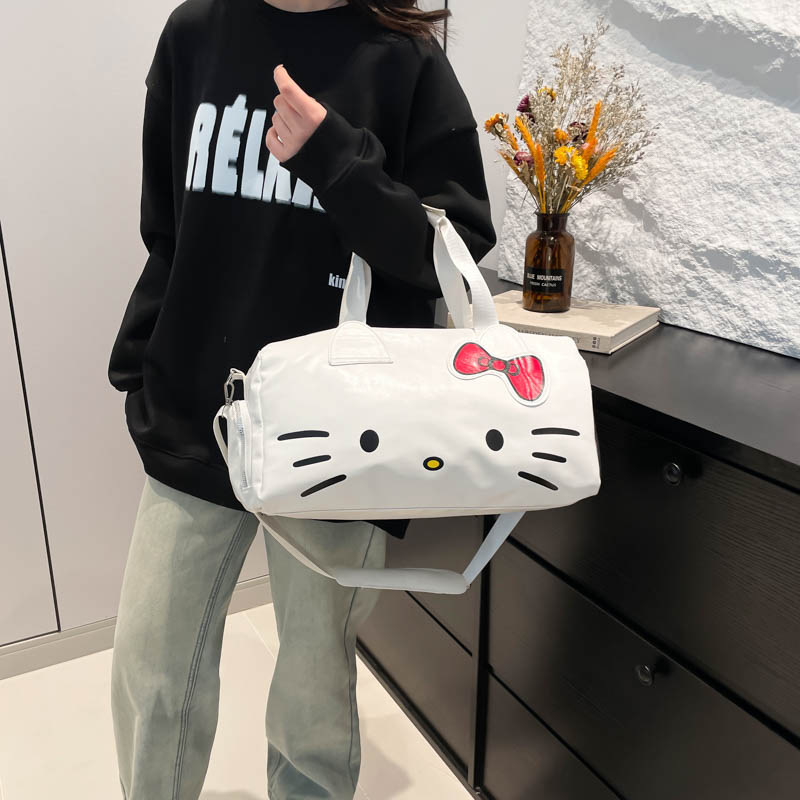 新款旅行包女大容量可套拉杆箱登机包行李袋干湿分离健身包斜挎包|undefined