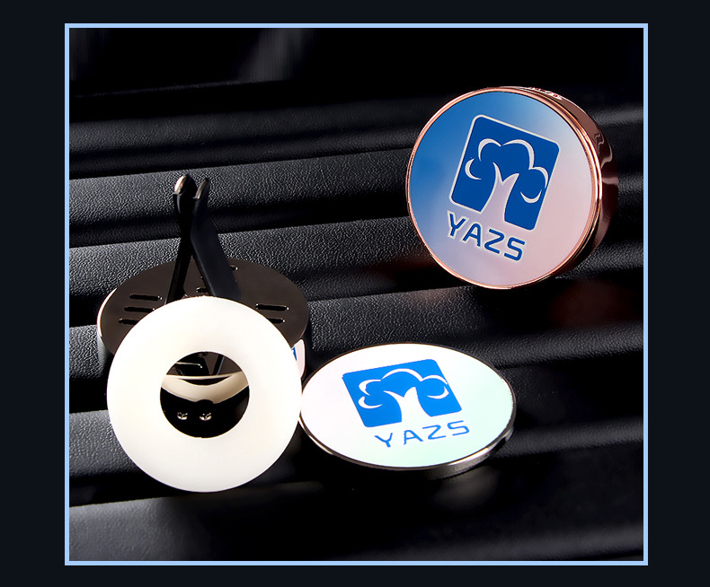 厂家批发车载香水汽车出风口香薰夹磁吸金属香薰夹logo摆件定 制详情13