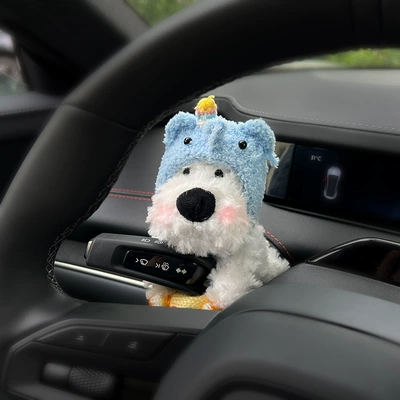 Scratchy Puppy Doll, Turn – Sürətlər qutusu və əl tormozu başlıqları - scrawled-dog-little-elephant-headband-yellow-candy-huibao-single
