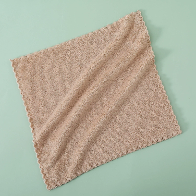 Coral scarf for kindergarten, soft towel for face washing for home use, wholesale, water absorbent