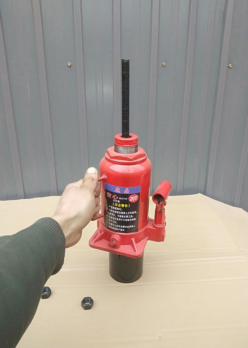 Hollow Jack 20 tons 50 tons manual hydraulic qianjinding 70T32T auto repair tool piston press sleeve pull cylinder sleeve
