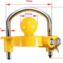 传奇锁业温州厂家供货拖车球罩锁游艇房车连接器拖车钩U型花篮锁
