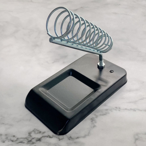 Factory direct sales simple square soldering iron stand easy to install soldering iron stand soldering iron plug stand foreign trade selection