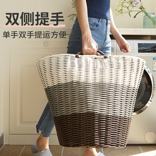 Dirty Clothes Basket Dirty Clothes Storage Basket Rattan Large Capacity Clothes Basket Laundry Basket Household Internet Popular Small Horse