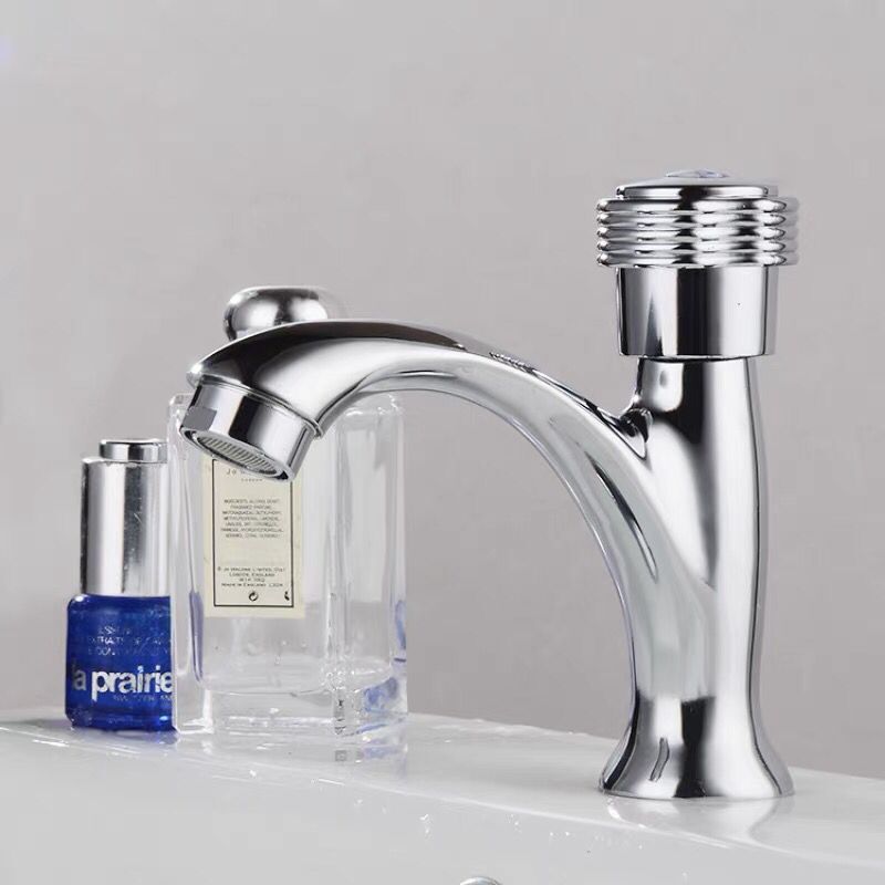 Bathroom wash basin single cooling faucet alloy balcony face wash basin under counter basin sitting washing basin faucet