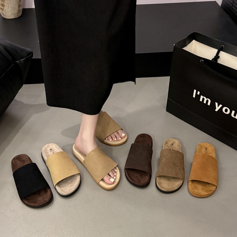 2026 Hot-Selling Retro Flat One-Strap Sandals for Women, New Soft Leather Casual Open-Toe Slippers 2026 Hot-Selling Retro Flat One-Strap Sandals for Women, New Soft Leather Casual Open-Toe Slippers