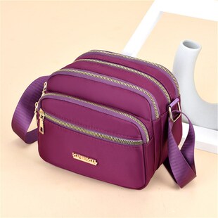 Nylon Cloth Messenger Bag 2021 New Fashionable Simple Casual Waterproof Women's Large Capacity Shoulder Bag Waist Bag