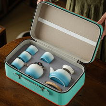 文创国潮茶具套装陶瓷提梁壶茶杯中秋节商务礼品创意伴手礼送客户