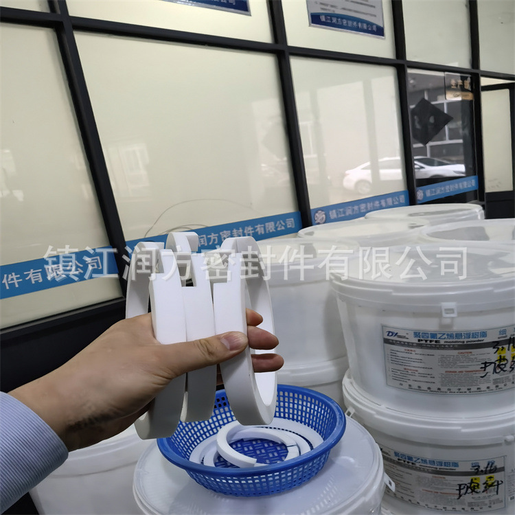 供应纯四氟切口环，四氟搭口环 承接非标尺寸