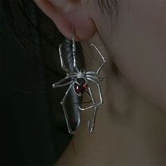 欧米風レトロ誇張スパイダー環境に優しい合金イヤリング個性的シンプルイヤリングおしゃれシンプル昆虫イヤリング