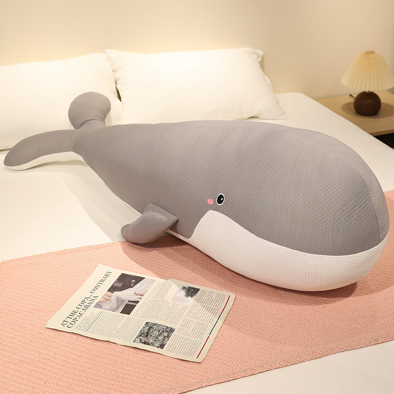 クールなアイスシルククジラ人形海洋動物ぬいぐるみ人形女の子ベッド睡眠脚長い枕|undefined