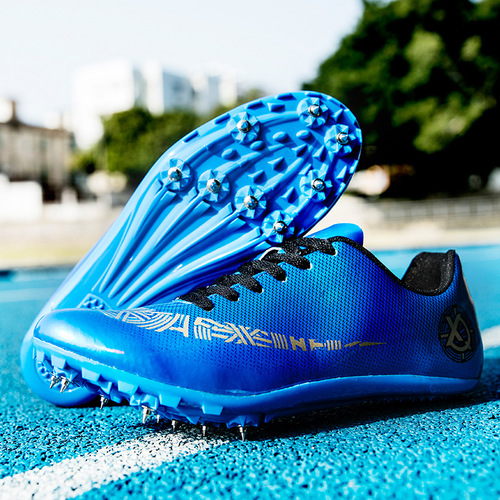 Running shoes, middle and short distance shoes for men and women, student physical education exam track and field competition professional running long jump 8 spike shoes
