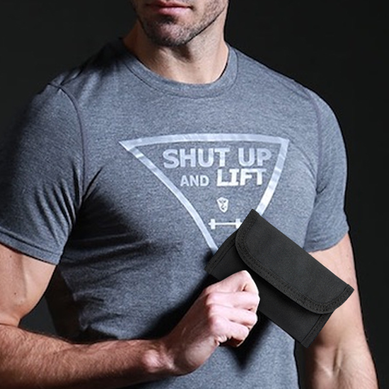 Travel tactics wallet with velcro for training