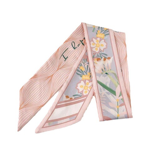 Super Popular Gift Box Silk Scarf Letter Headband Tie Bag Butterfly Bow Ribbon Green Hand Gift Dragon Boat Festival Ribbon Scarf