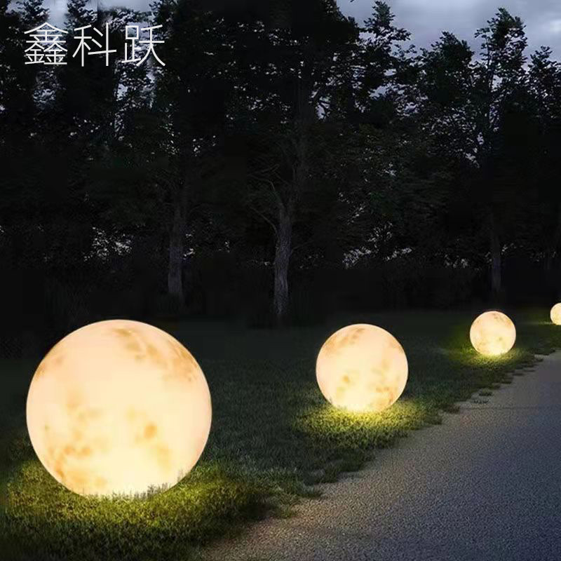 Садовый светильник Луна на солнечной энергии LED