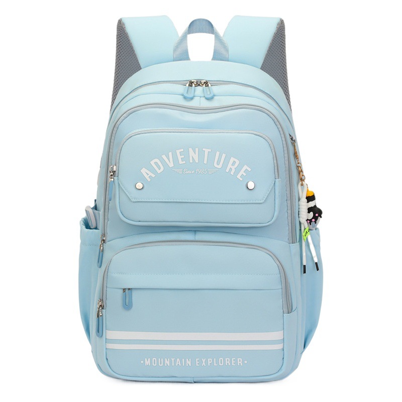 Peces naturales nuevos niños de la escuela primaria mochila Grado tres a seis niñas ligero colegio femenino