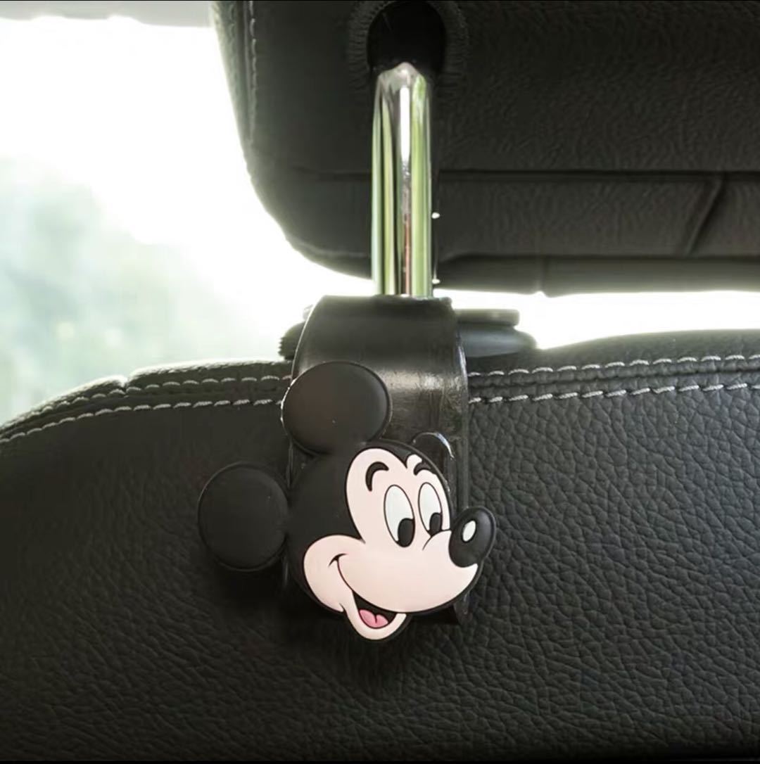 Productos de automóviles creativos, asiento trasero montado en el automóvil, gancho de asiento trasero, gancho de automóvil pequeño, lindo