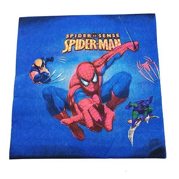 Spiderテーマ対外貿易スパイダーマン誕生日パーティー装飾セット紙コップテーブルクロス横断幕皿|undefined