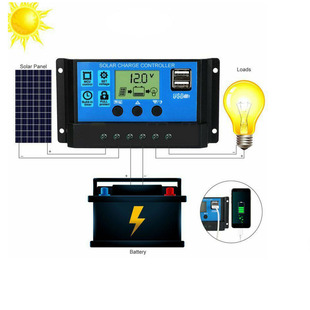 Батарея на солнечной энергии, контроллер, 60A, 12v, 24, 24v