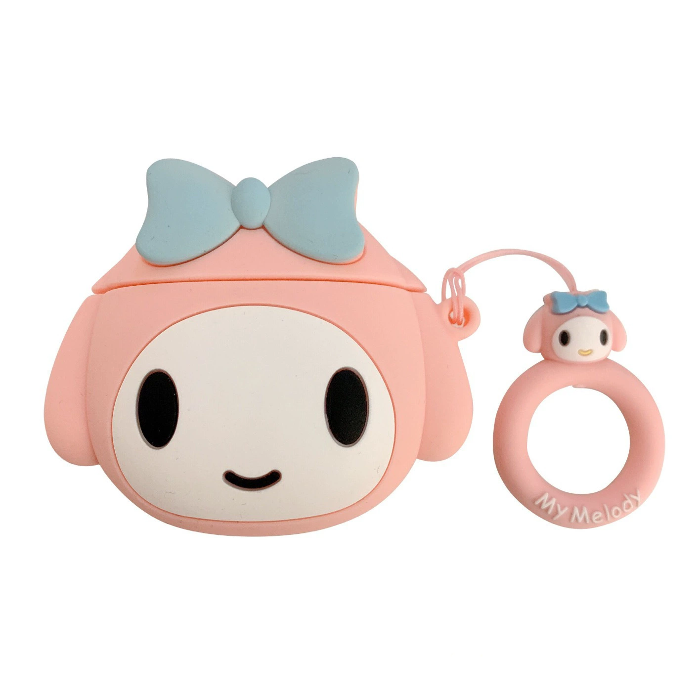 Защитный чехол Cartoon для Apple AirPods 1/2/Pro/3 — силиконовый брелок, совместим с беспроводной зарядкой