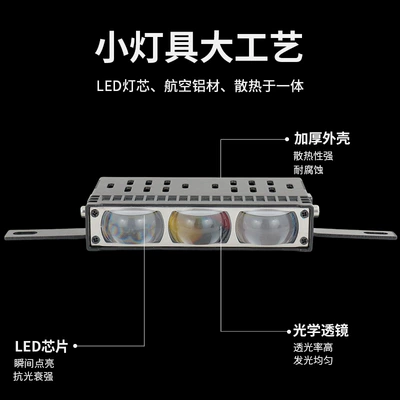 LED motorcycle spotlight, high-brightness Motorcycle headlights, headlights
