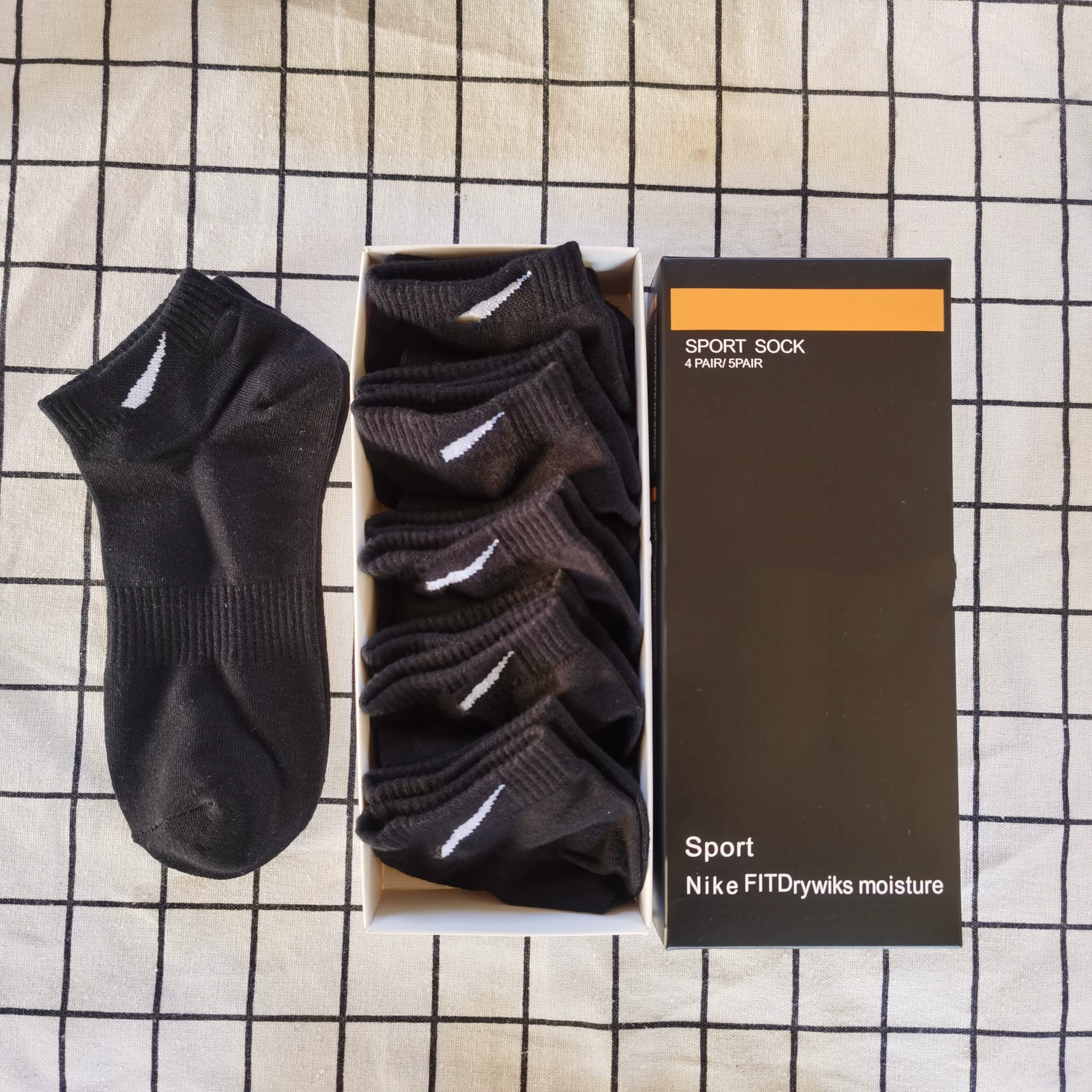 Гольфы (knee socks) Nike средней длины унисекс, смесовый/чесаный хлопок, дышащие, размеры 36–44