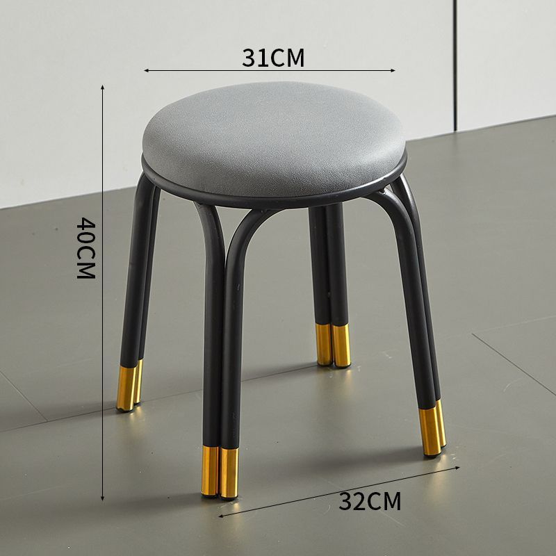 짙은 회색 테크놀로지 가죽 표면 [높이 40cm - 양쪽 다리와 네 발로 안정적인 지지] ◁ 추천 상품