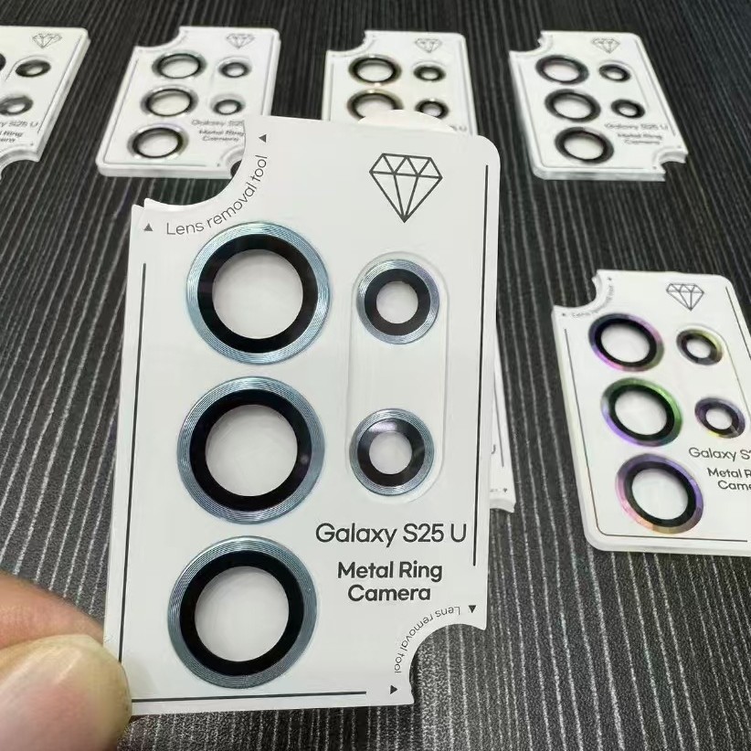 Aplicable a la película de lente Samsung S25U Metal Eagle Eye Galaxy White Base Localizador S25 película protectora de lente