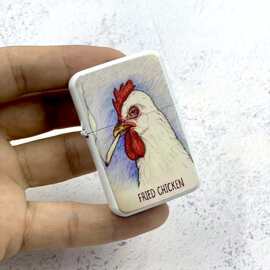 Game Themed Fashion Radiation Lighter 煤油打火机平头 现货