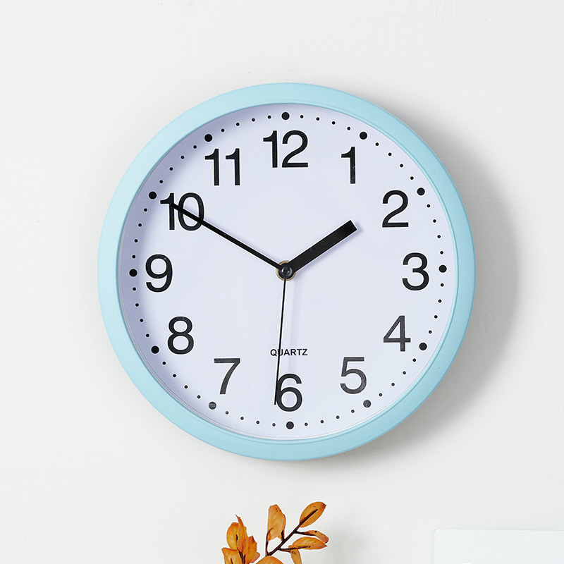 Directo de fábrica al por mayor moderno minimalista sala de estar dormitorio moda Reloj de pared Escuela Hogar versátil color caramelo Reloj de pared