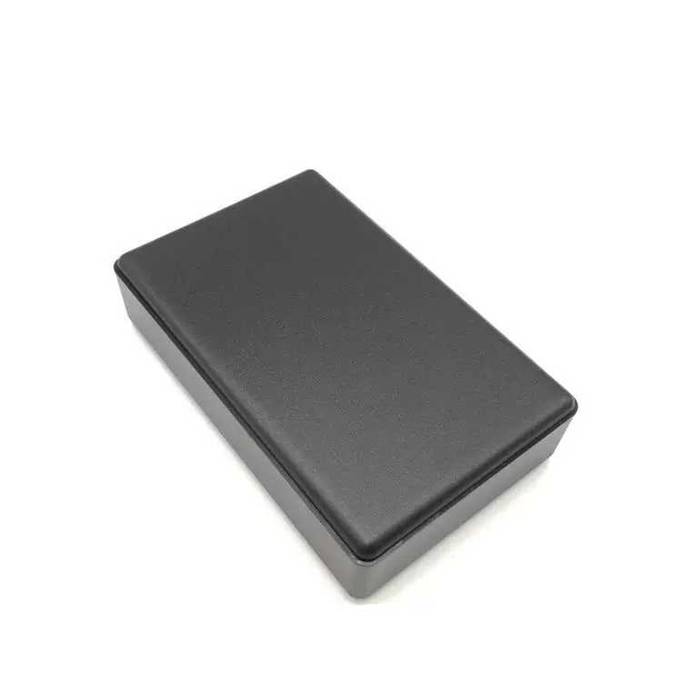黑色接线盒 通用塑胶外壳 开孔设计 PCB外壳 线卡盒卡扣塑胶盒