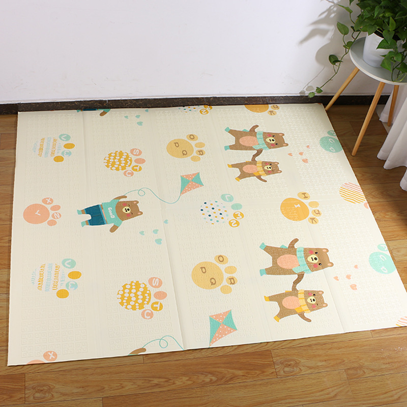 Factory Wholesale Baby Toddler Crawler Mat Thick Cartoon Foam Floor Mat Game Mat XPE Baby Crawling Mat Foldable