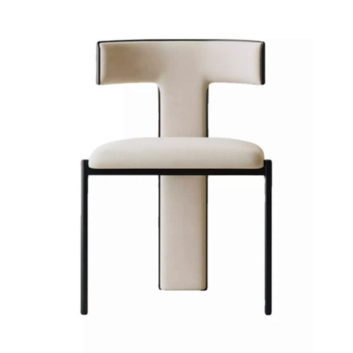 Italian Minimalist Designer Dining Chair, Modern Simple Home Office Desk Back Chair, Hotel Model Room High-End Dining Chair