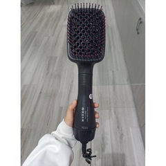 Cross-border dual-comb hairbrush pet comb head massage comb household hairdryer-shaped comb, dry and wet two-use