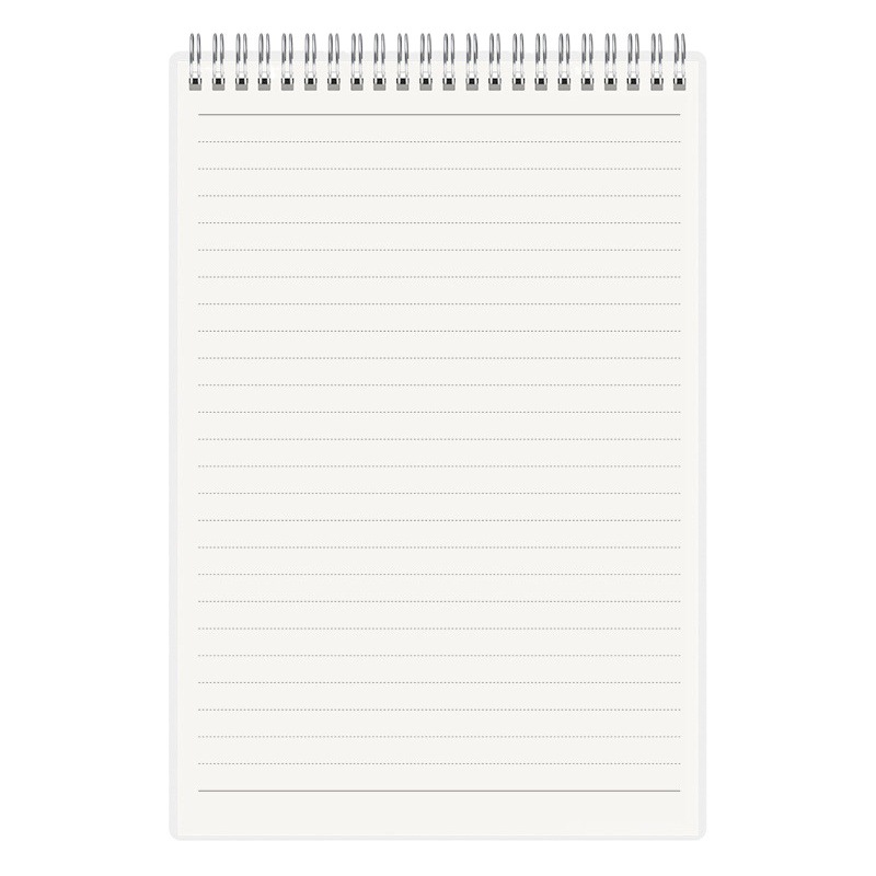 Cuadernos espirales con tapa abatible al por mayor para estudiantes, cuadernos espirales con tapa abatible de PP, cuadernos A4 con líneas, cuadernos con cuadrícula, cuadernos en blanco