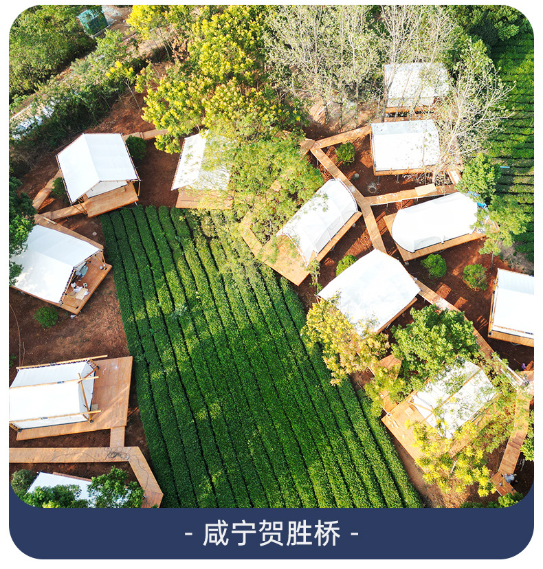 Tourism Outdoor Wild Luxury Hotel Sunshade Room Camping Bubble House Nongjiale Net Red Scenic Area Homestay Tent Room Customization