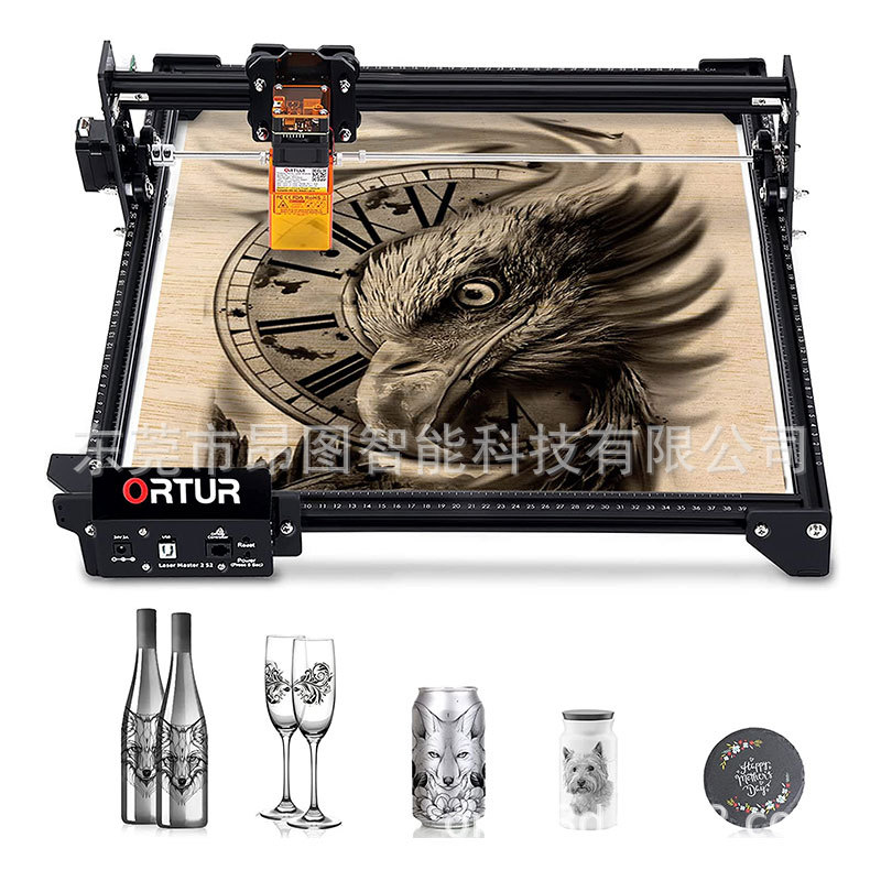 ORTUR ontu máquina de grabado láser pequeño multifuncional DIY placa de identificación portátil marcado de acero inoxidable máquina de grabado