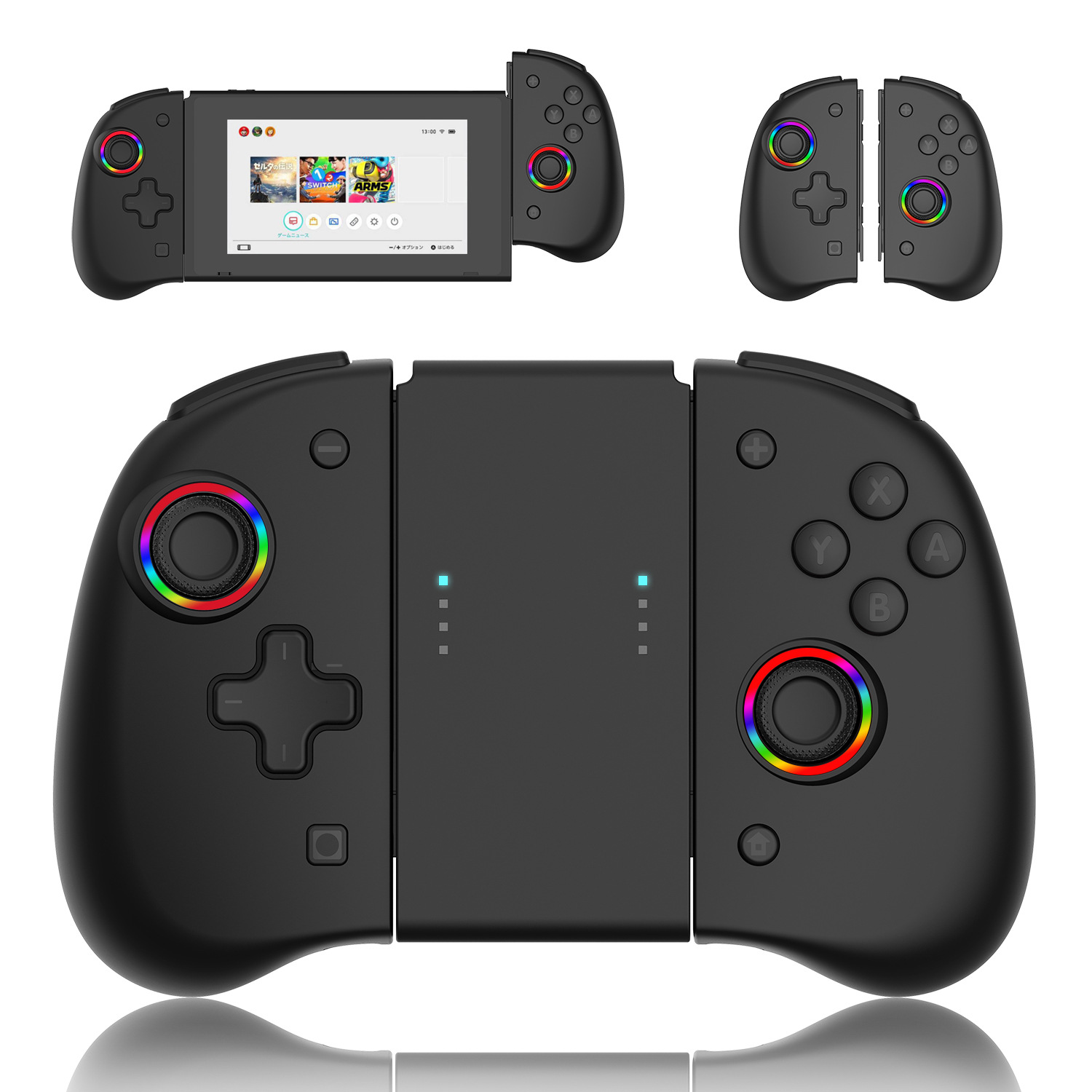 thumbnail image 1 of Mando JoyPad Joystick Gamepad 6 ejes giroscópico inalámbrico Switch PRO Control con función Wake Up para Nintendo Switch, 1 of 10