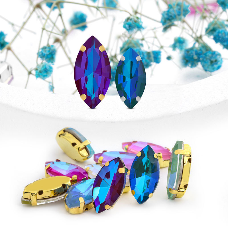 Cross -border hot sale of horse -eyed claw diamond moca -card…