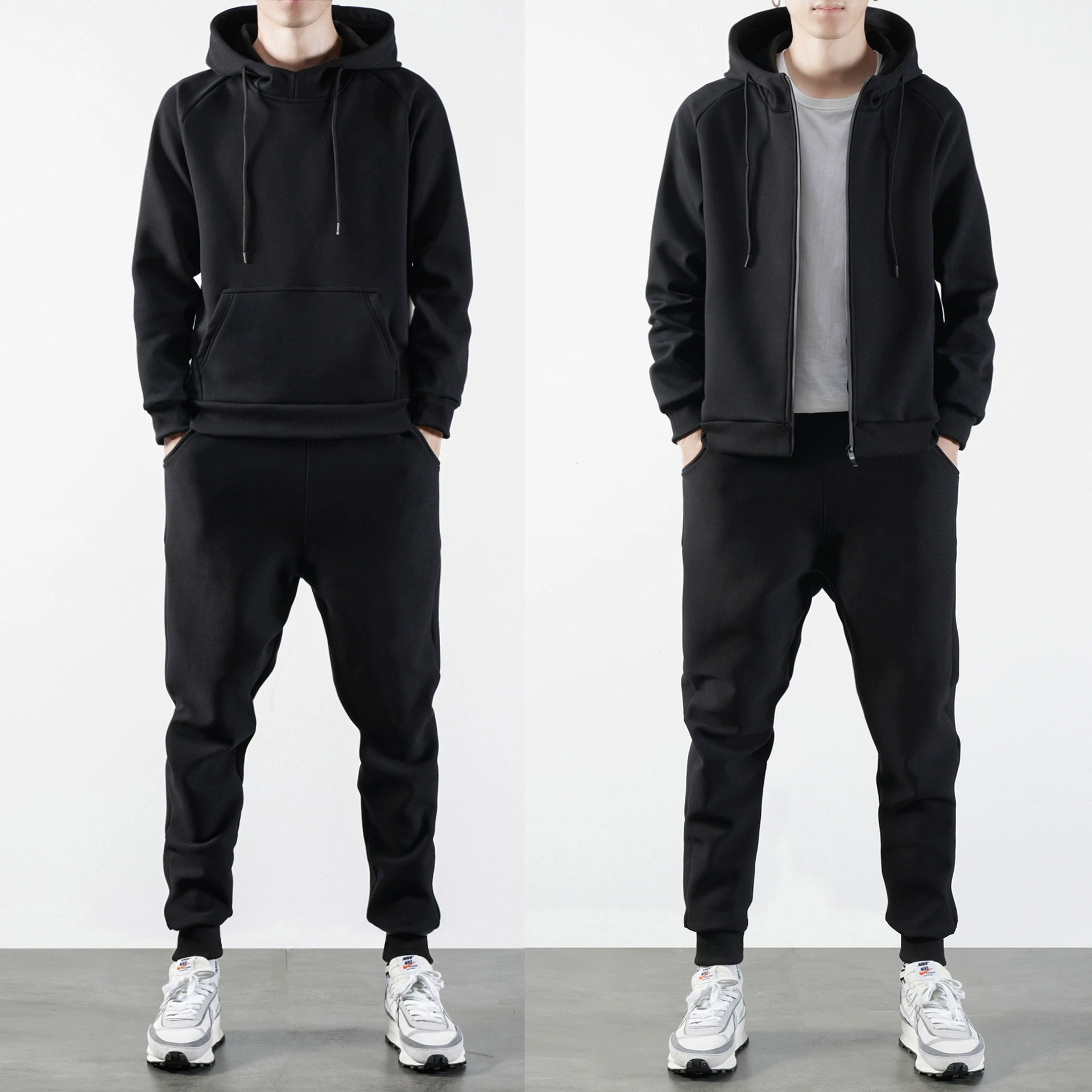 Cotton sweatshirt, autumn warm set, warm sports suit, hoody