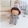 Letter jumpsuit gray