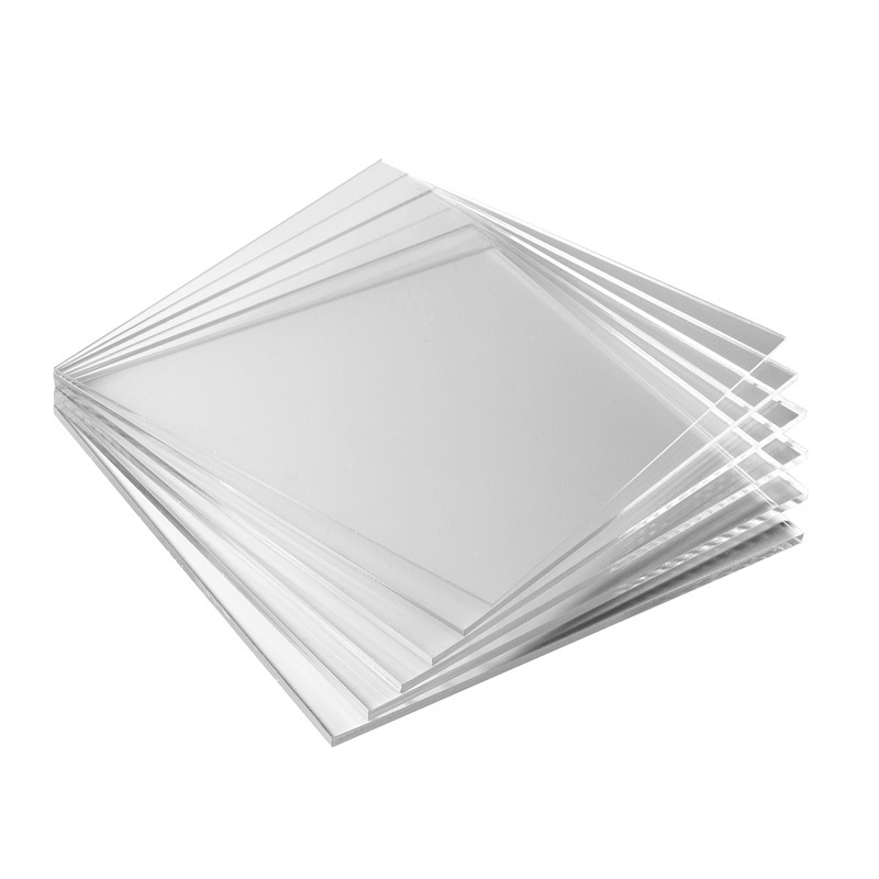 透明磨砂亚克力板单双面磨砂pvc片有机玻璃板散光板折弯激光雕刻