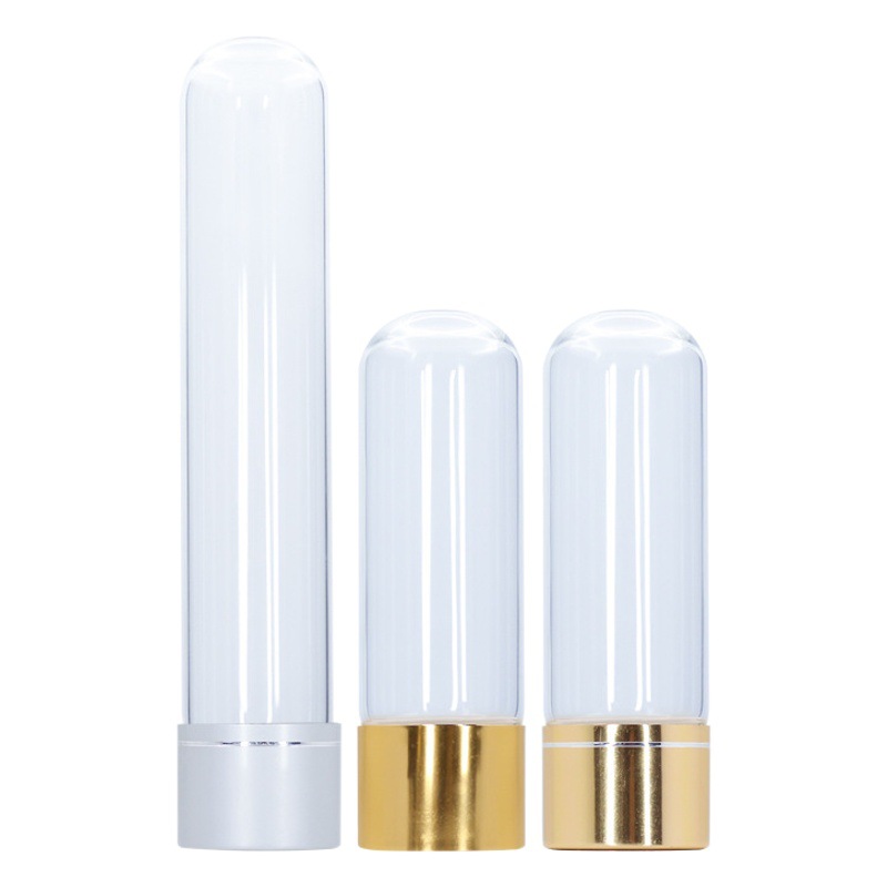 Botella de mascarilla de 30 ml, botella de vidrio transparente de fondo plano y fondo redondo de 40 ml con control de deriva, para cosméticos.