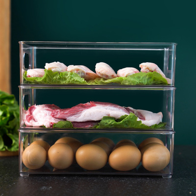 kitchen Refrigerator storage box Drawer Crisper Refrigerator multi-storey food fruit egg Boiled dumplings Sorting box wholesale