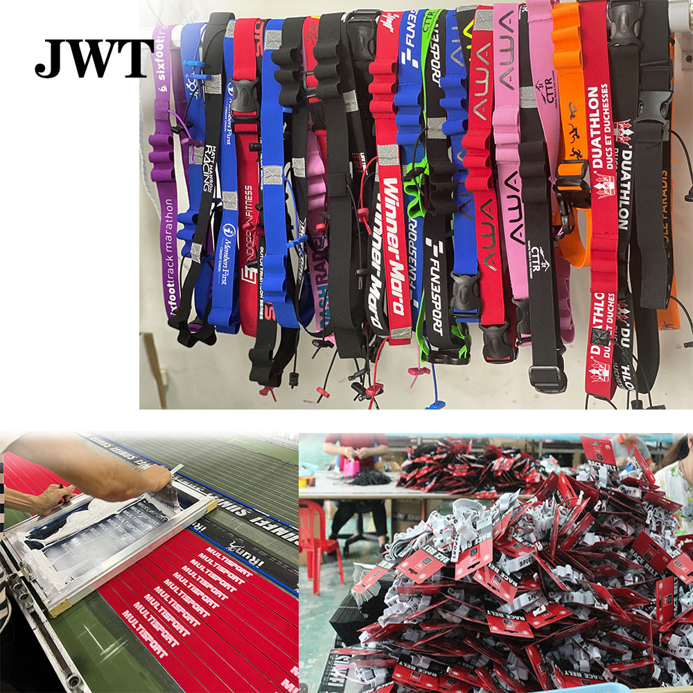 Energy -based reflective belt marathon competition number card belt…