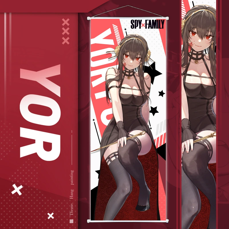 Плакат с описанием SPY × FAMILY Ani Yorlaed Poor Velvet Scrolls Poster Poster