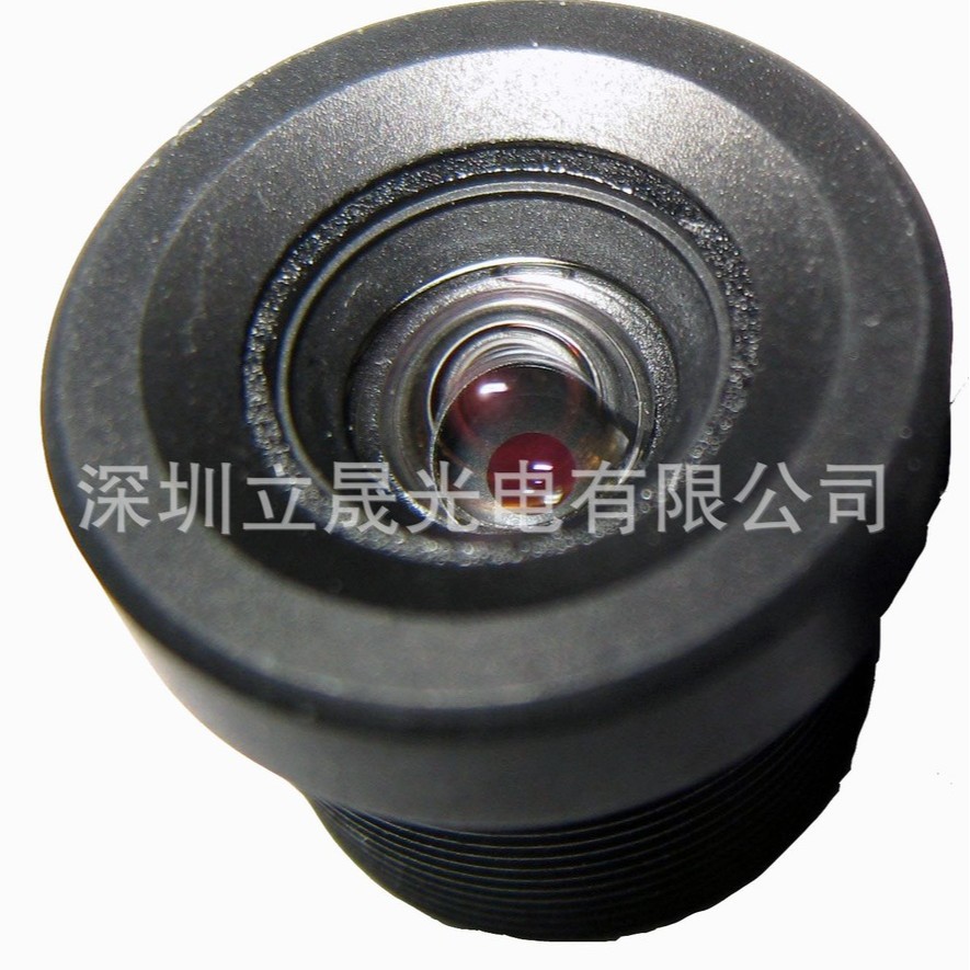 搭配1/4广角90°无畸变高清5mp工业识别扫描专用光学定焦镜头